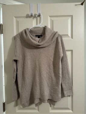 Banana Republic Taupe Cowl Neck Sweater